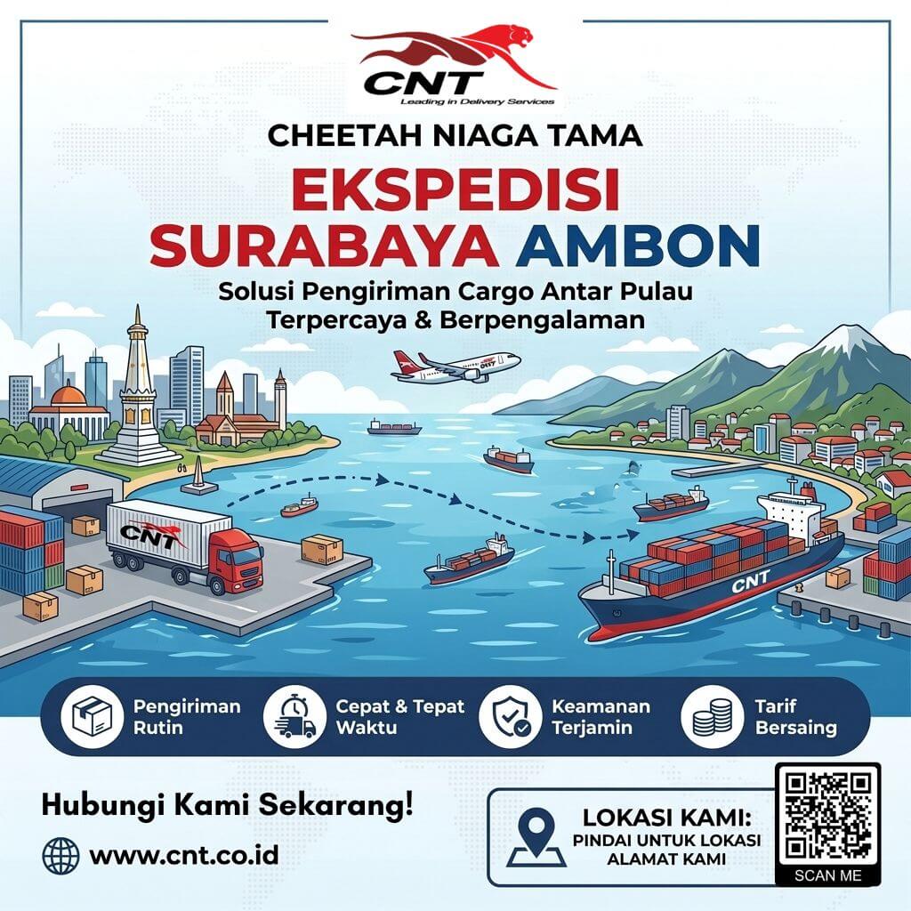 Ekspedisi Surabaya Ambon Cargo