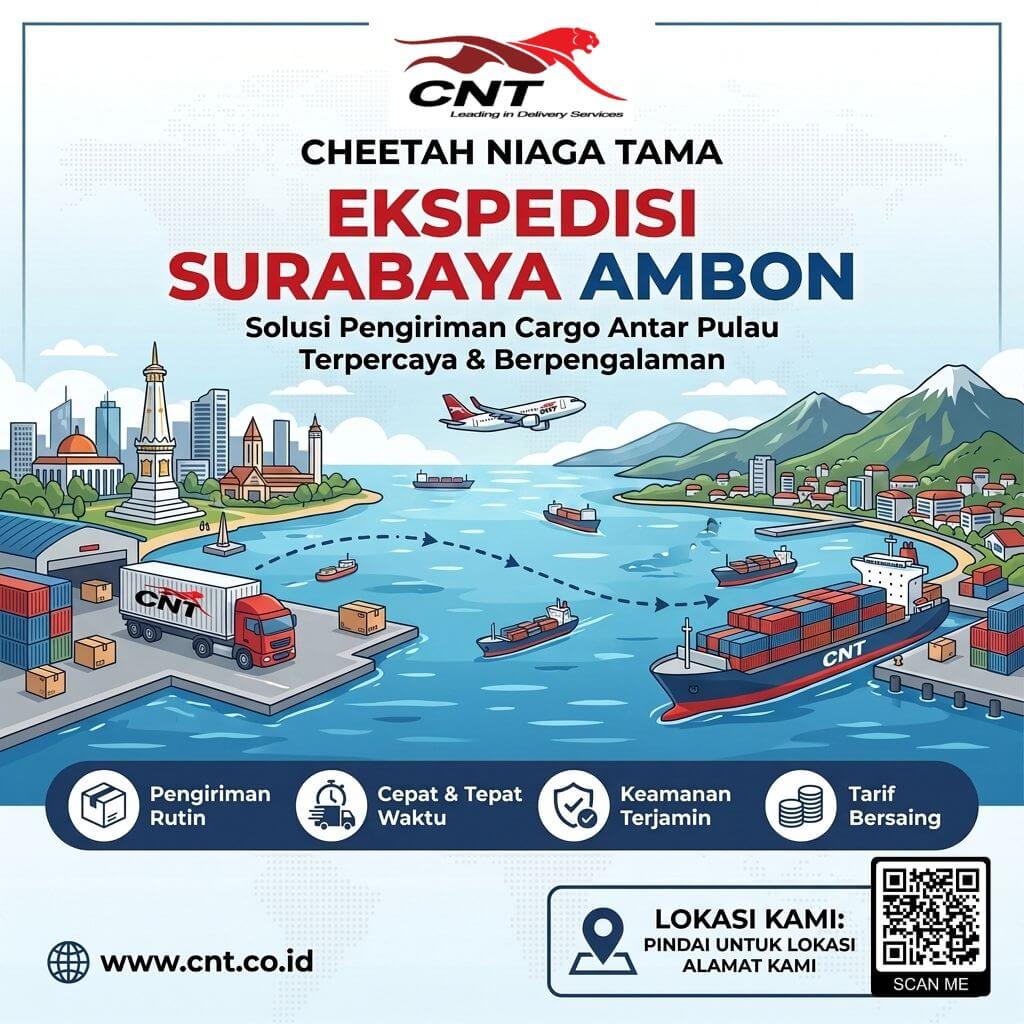 Ekspedisi Cargo Murah Surabaya Ambon Ekspedisi Surabaya Ambon