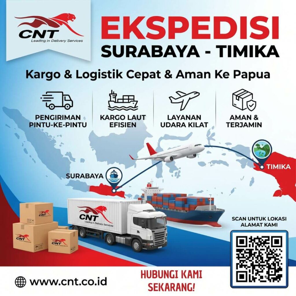 Ekspedisi Surabaya Timika
