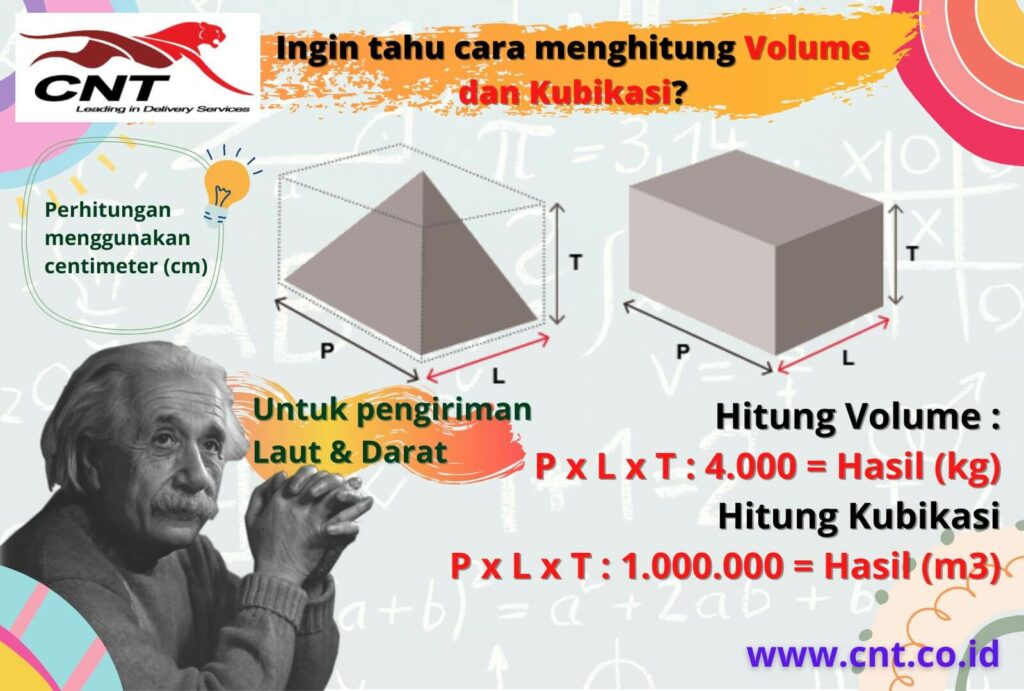 Cara menghitung Volume dan Kubikasi CNT